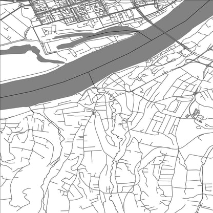 ROAD MAP OF SREMSKA KAMENICA, SERBIA BY MAPBAKES