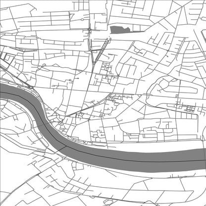 ROAD MAP OF SREMSKA MITROVICA, SERBIA BY MAPBAKES