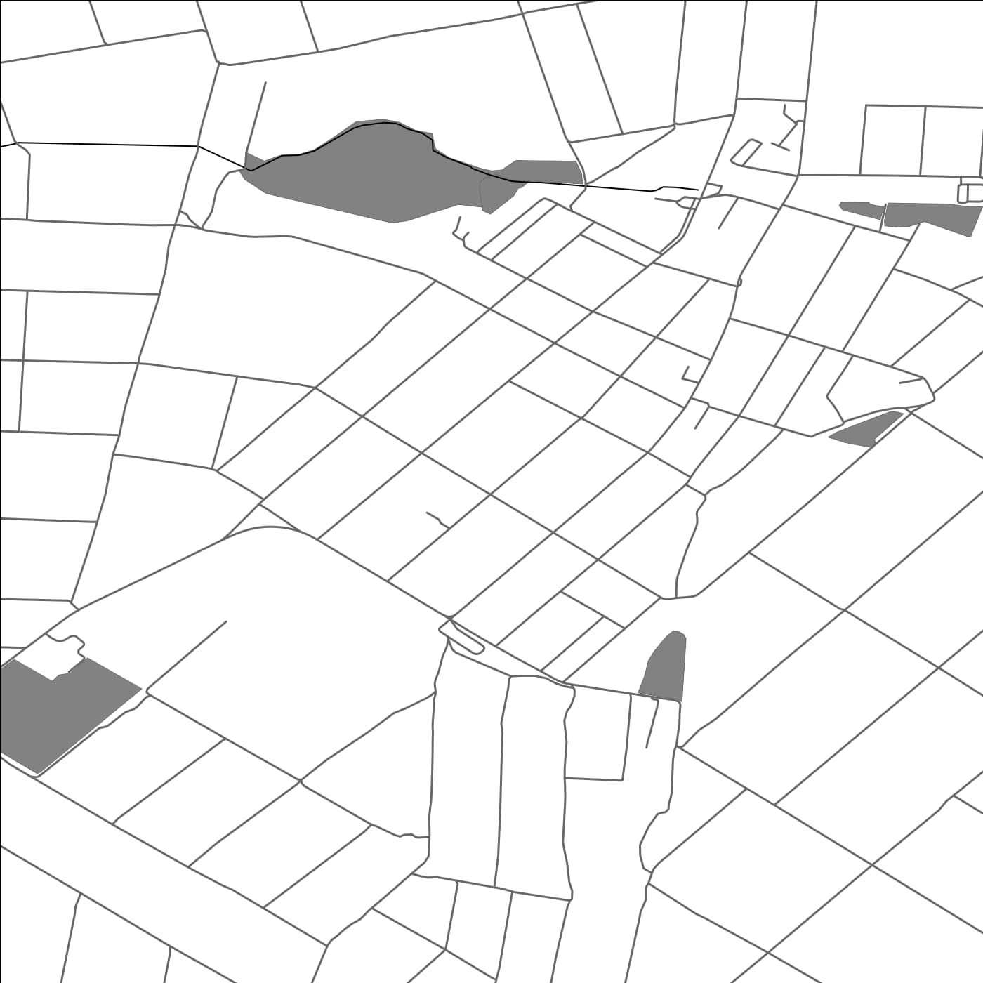 ROAD MAP OF SRPSKA CRNJA, SERBIA BY MAPBAKES