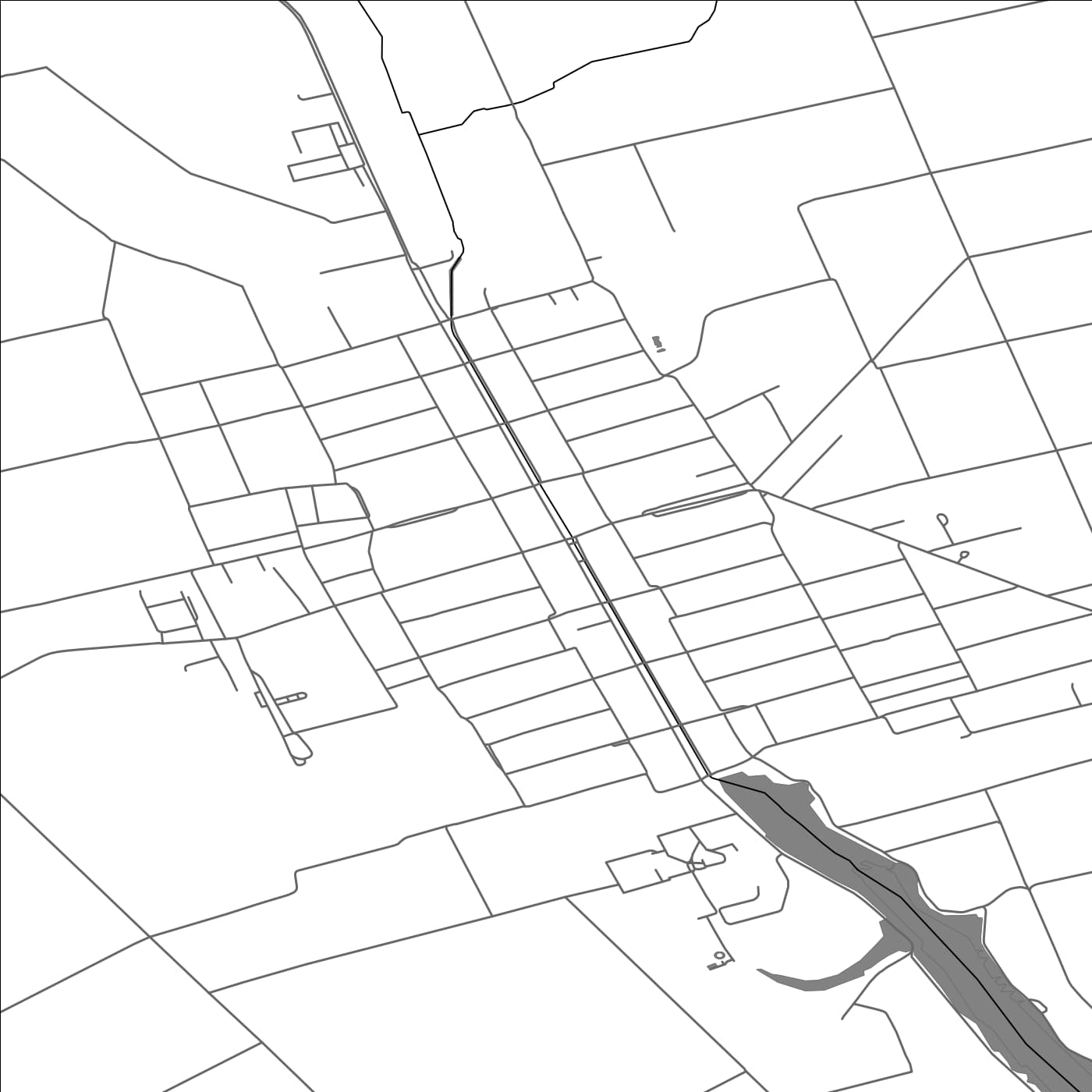 ROAD MAP OF STARA MORAVICA, SERBIA BY MAPBAKES