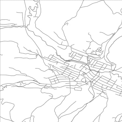 ROAD MAP OF SVRLJIG, SERBIA BY MAPBAKES