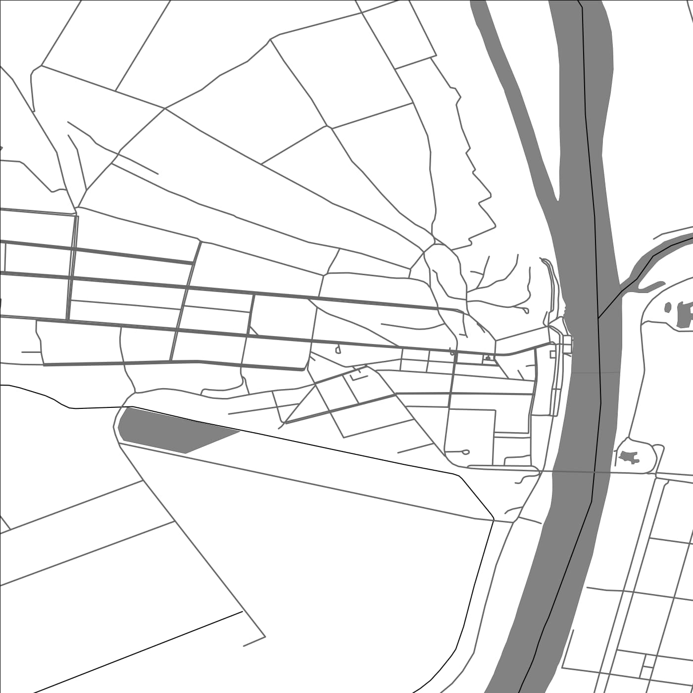 ROAD MAP OF TITEL, SERBIA BY MAPBAKES