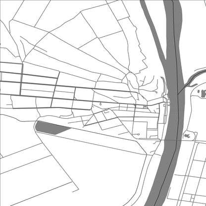 ROAD MAP OF TITEL, SERBIA BY MAPBAKES