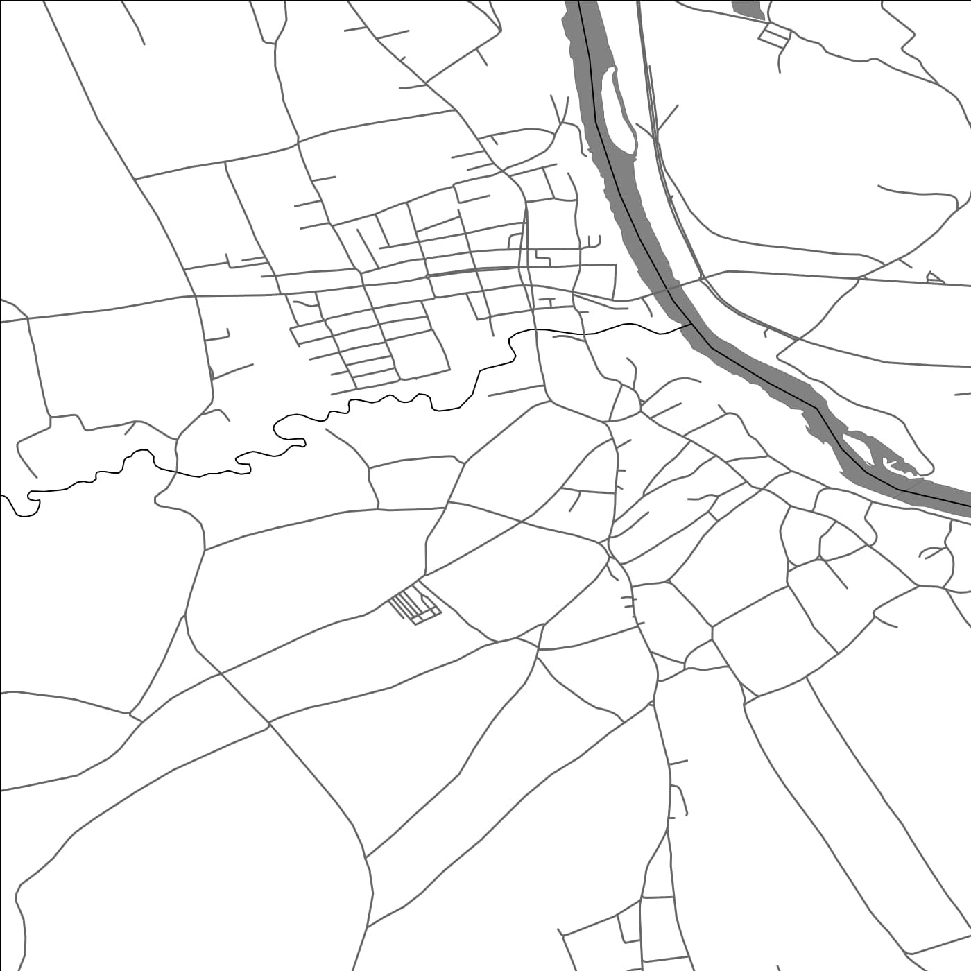 ROAD MAP OF VARVARIN, SERBIA BY MAPBAKES