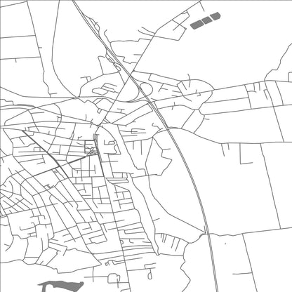 ROAD MAP OF VELIKA PLANA, SERBIA BY MAPBAKES