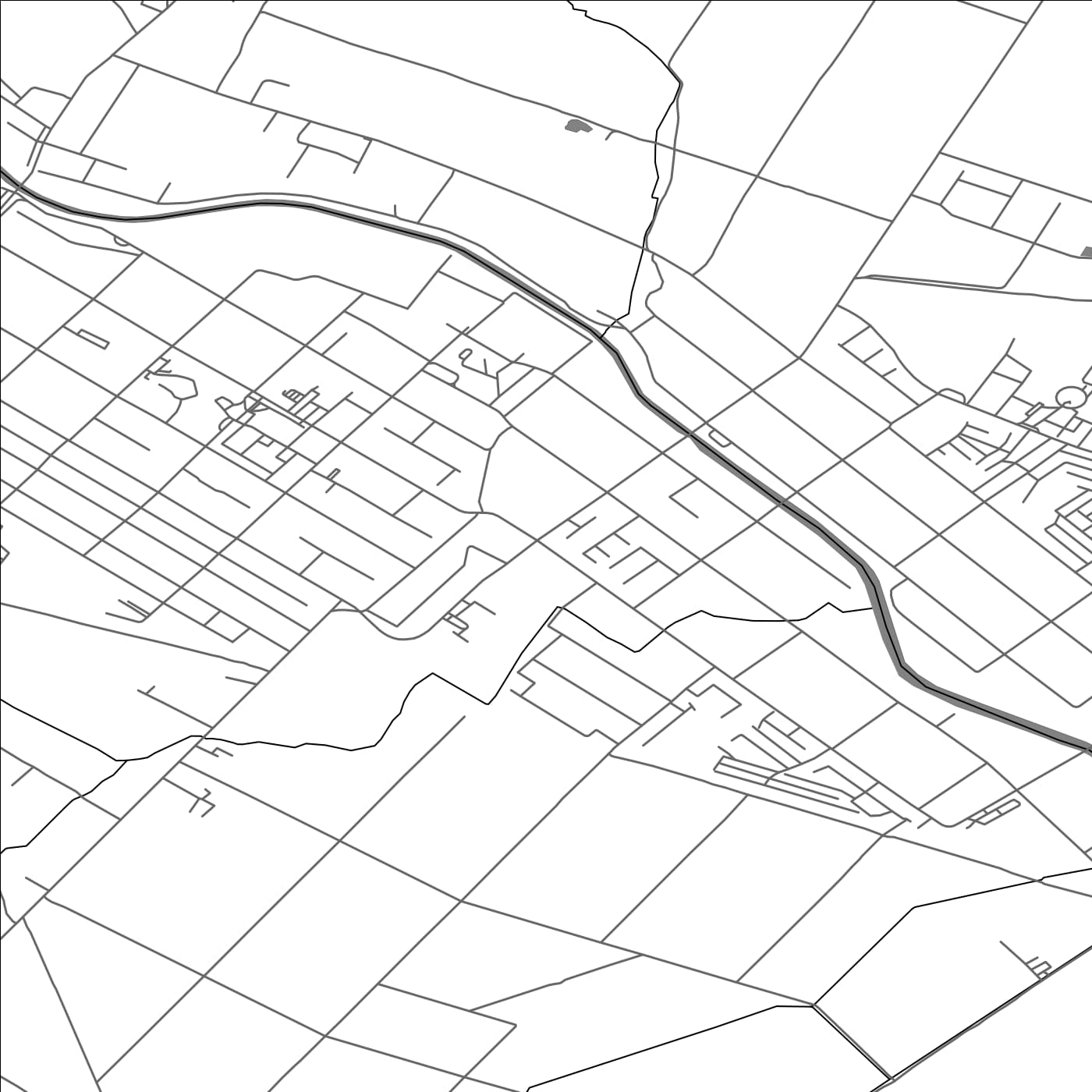 ROAD MAP OF VRBAS, SERBIA BY MAPBAKES