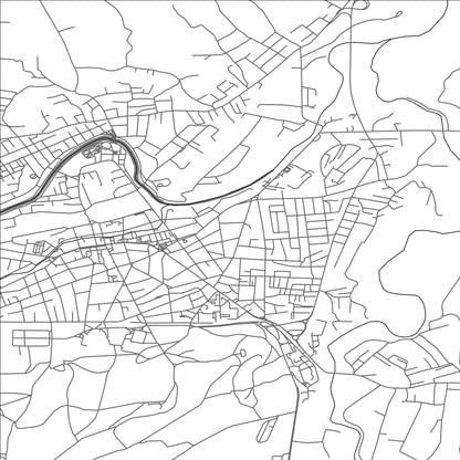 ROAD MAP OF ZAJEČAR, SERBIA BY MAPBAKES