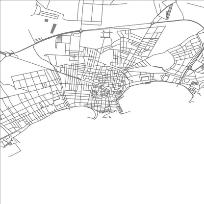 ROAD MAP OF AGUILAS, SPAIN BY MAPAKES