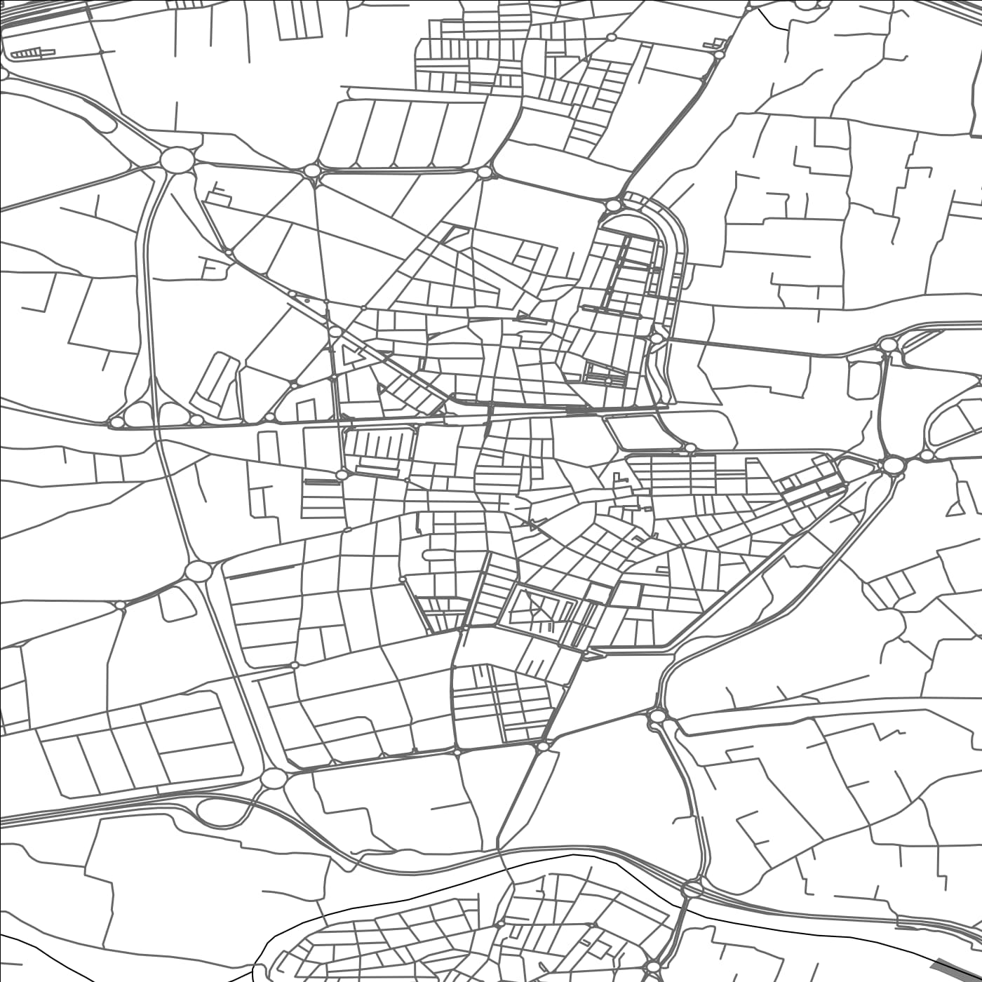 ROAD MAP OF ALACUAS, SPAIN BY MAPAKES