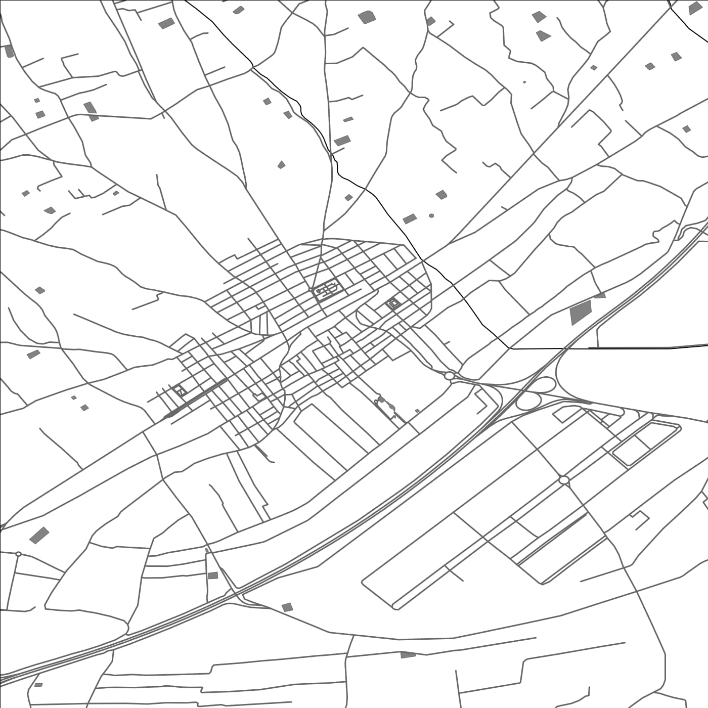 ROAD MAP OF ALBATERA, SPAIN BY MAPAKES