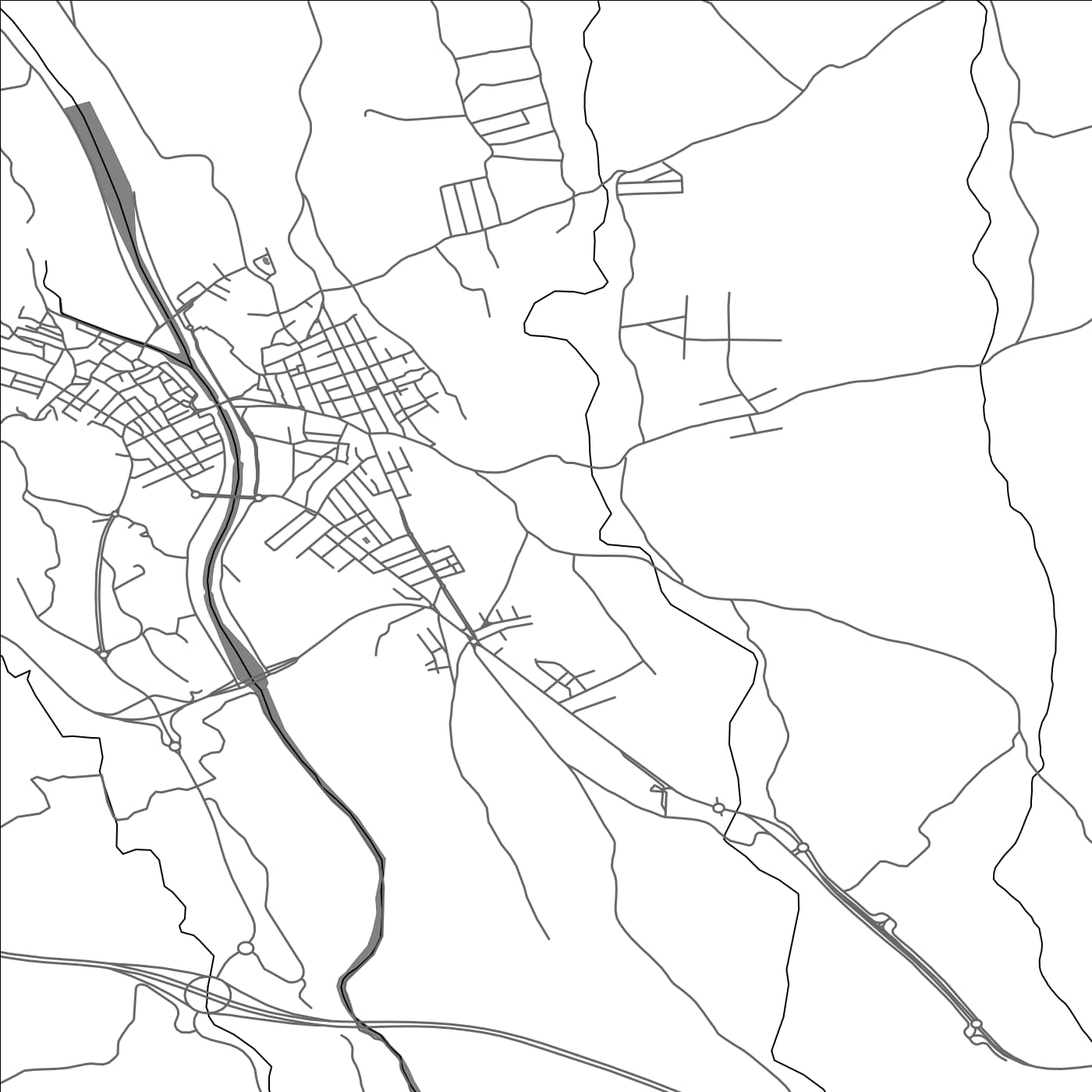 ROAD MAP OF ALBOX, SPAIN BY MAPAKES