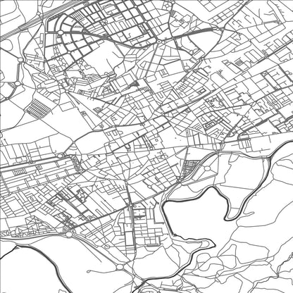 ROAD MAP OF ALCALA DE HENARES, SPAIN BY MAPAKES