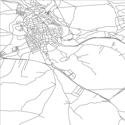 ROAD MAP OF ALCALA LA REAL, SPAIN BY MAPAKES