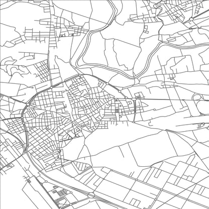 ROAD MAP OF ALCANTARILLA, SPAIN BY MAPAKES