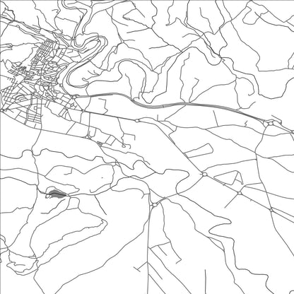 ROAD MAP OF ALCORA, SPAIN BY MAPAKES