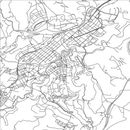 ROAD MAP OF ALCOY, SPAIN BY MAPAKES