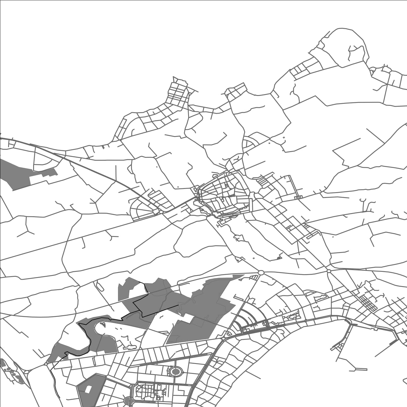 ROAD MAP OF ALCUDIA, SPAIN BY MAPAKES