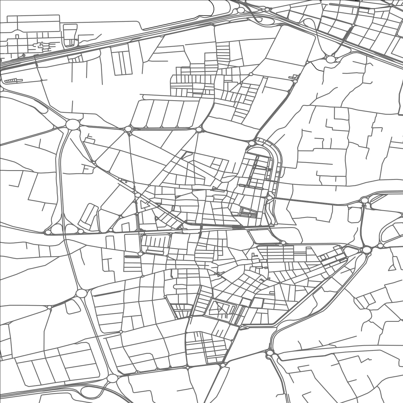 ROAD MAP OF ALDAYA, SPAIN BY MAPAKES