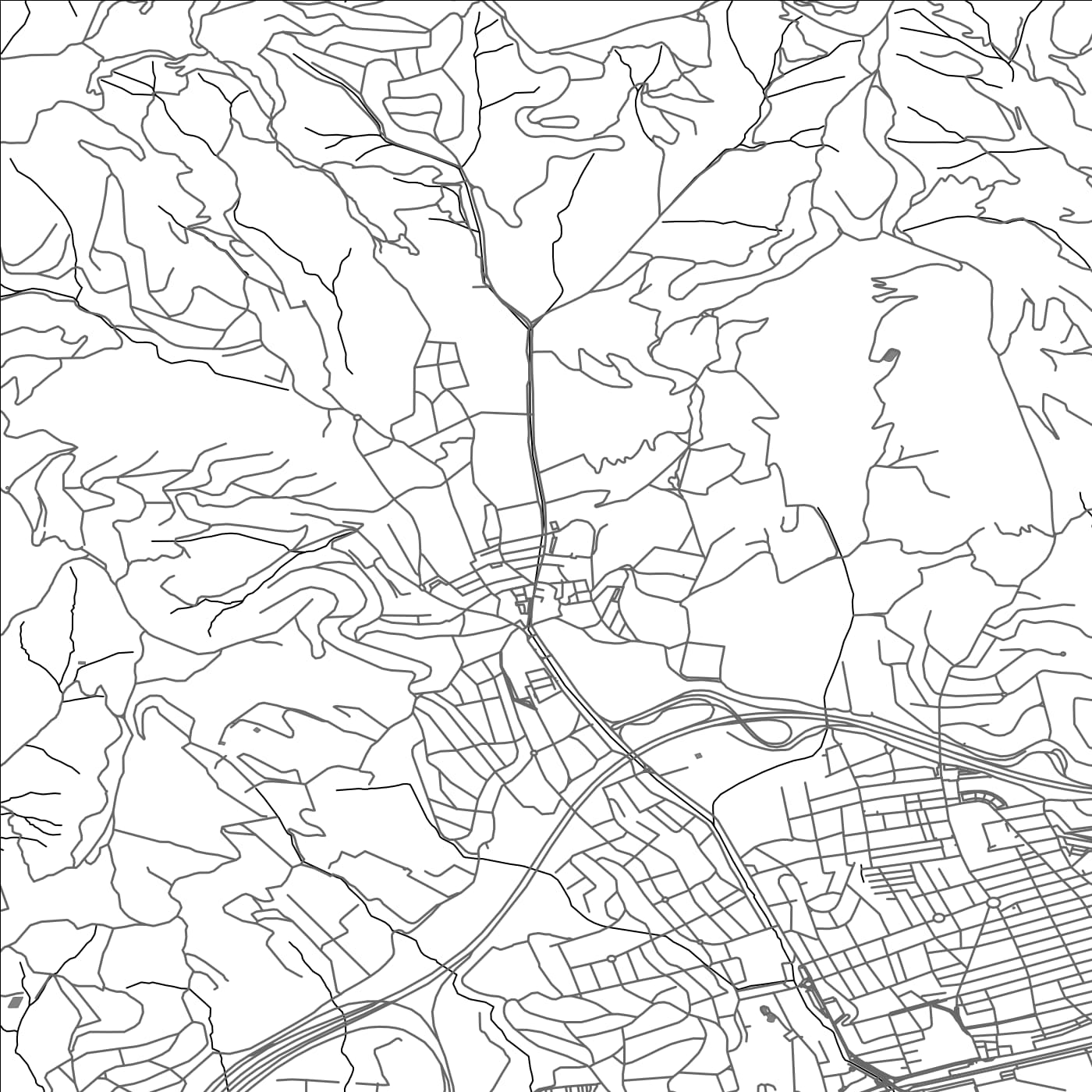 ROAD MAP OF ALELLA, SPAIN BY MAPAKES