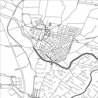 ROAD MAP OF ALGEMESI, SPAIN BY MAPAKES