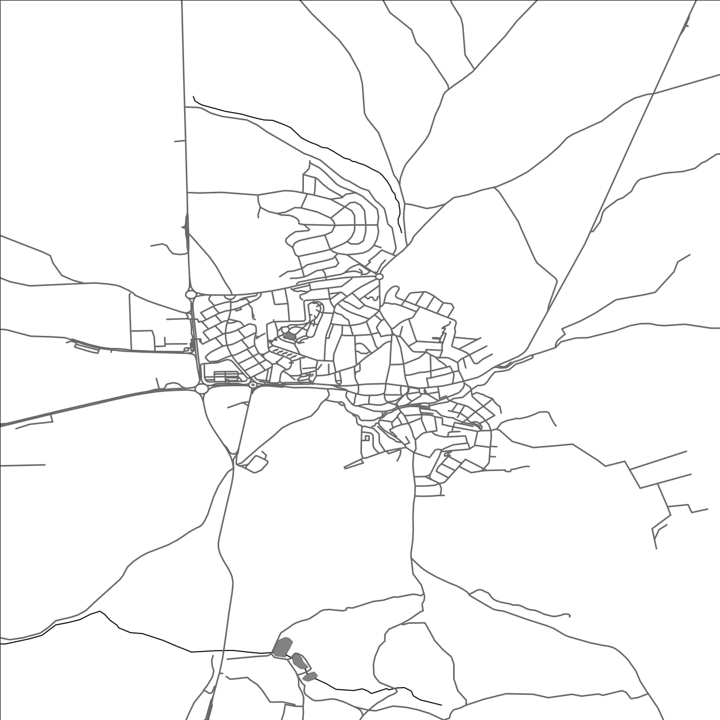 ROAD MAP OF ALGETE, SPAIN BY MAPAKES