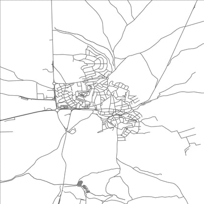 ROAD MAP OF ALGETE, SPAIN BY MAPAKES