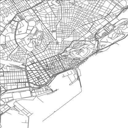 ROAD MAP OF ALICANTE, SPAIN BY MAPAKES