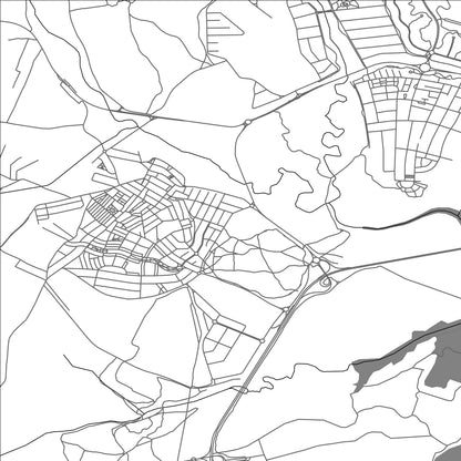 ROAD MAP OF ALJARAQUE, SPAIN BY MAPAKES