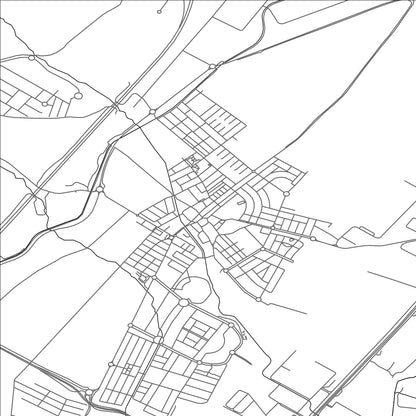 ROAD MAP OF ALOVERA, SPAIN BY MAPAKES