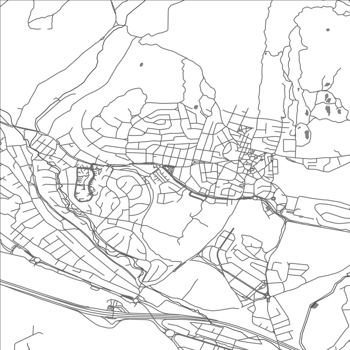 ROAD MAP OF ALPEDRETE, SPAIN BY MAPAKES