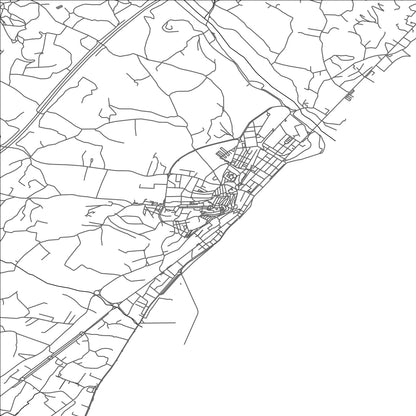 ROAD MAP OF ALTEA, SPAIN BY MAPAKES