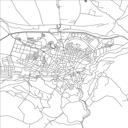 ROAD MAP OF ANTEQUERA, SPAIN BY MAPAKES