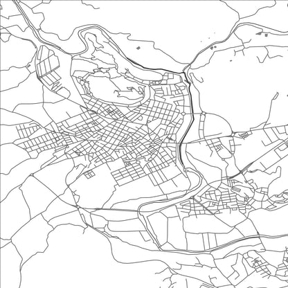 ROAD MAP OF ARCHENA, SPAIN BY MAPAKES