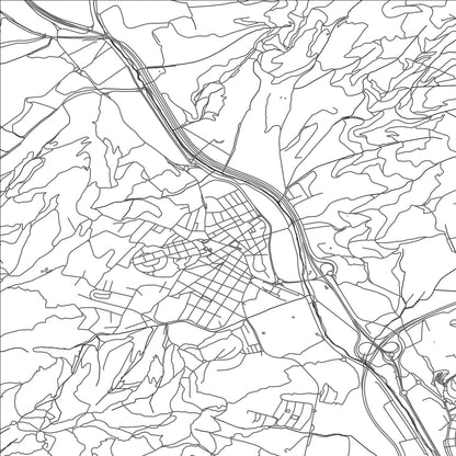 ROAD MAP OF ARGENTONA, SPAIN BY MAPAKES