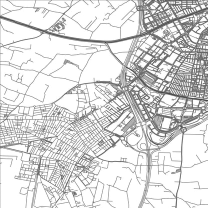 ROAD MAP OF ARMILLA, SPAIN BY MAPAKES