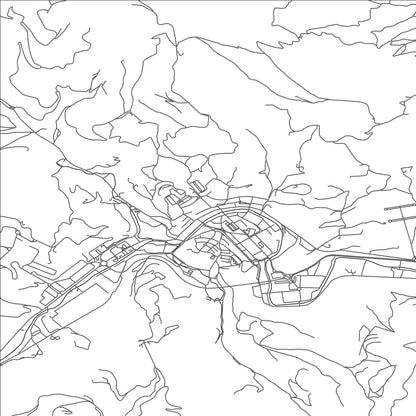 ROAD MAP OF AZCOITIA, SPAIN BY MAPAKES