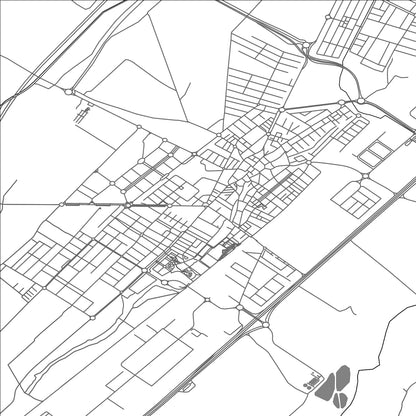 ROAD MAP OF AZUQUECA DE HENARES, SPAIN BY MAPAKES