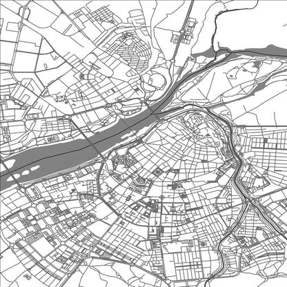 ROAD MAP OF BADAJOZ, SPAIN BY MAPAKES