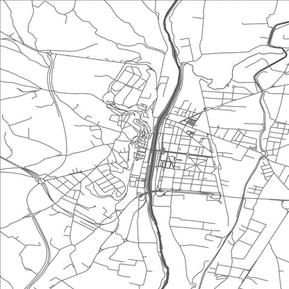 ROAD MAP OF BALAGUER, SPAIN BY MAPAKES