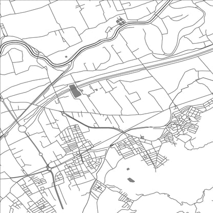 ROAD MAP OF BENIAJAN, SPAIN BY MAPAKES