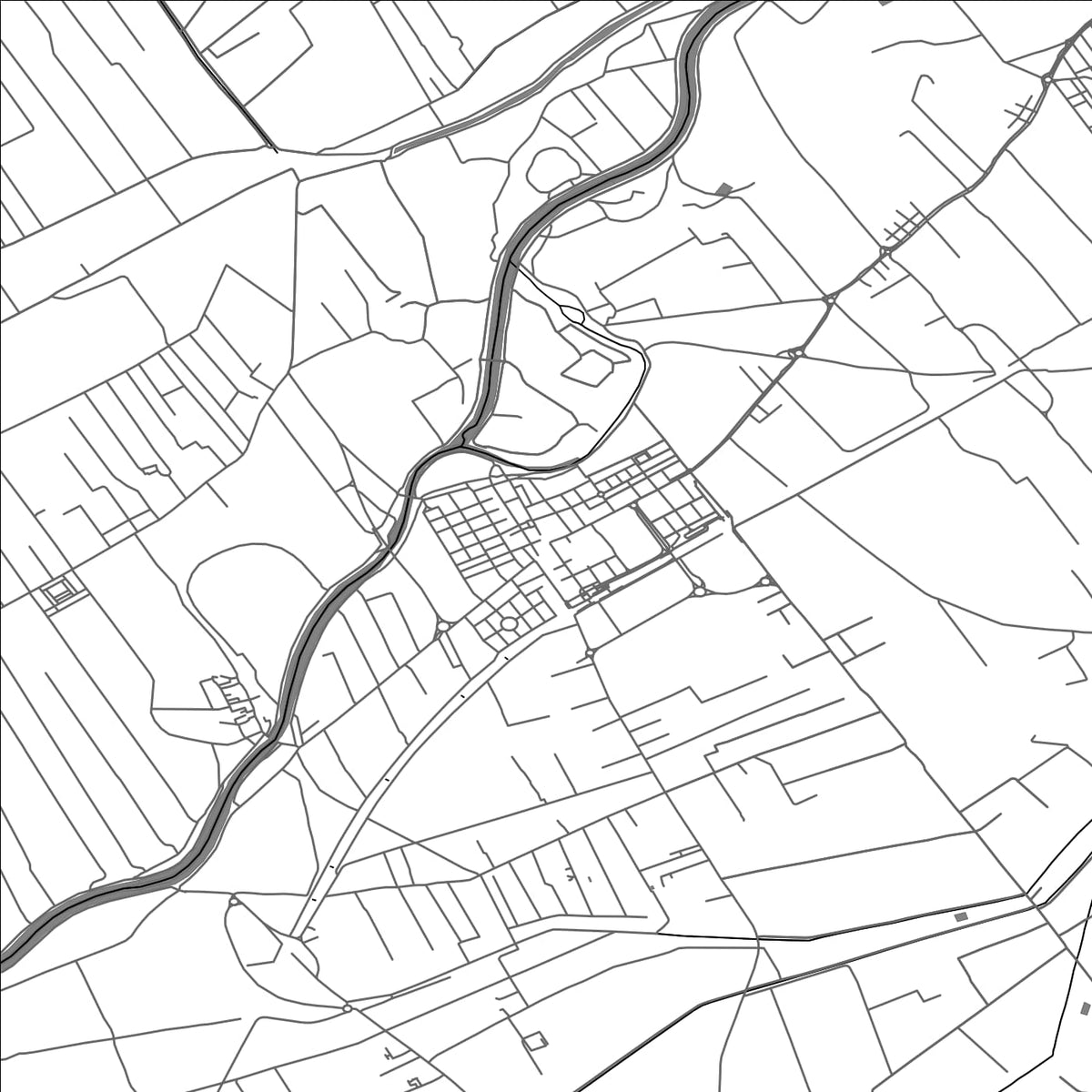 ROAD MAP OF BENIEL, SPAIN BY MAPAKES