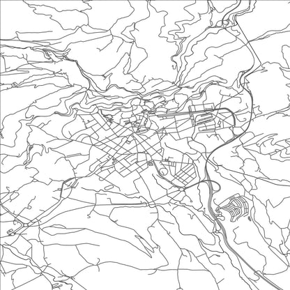 ROAD MAP OF BERGA, SPAIN BY MAPAKES