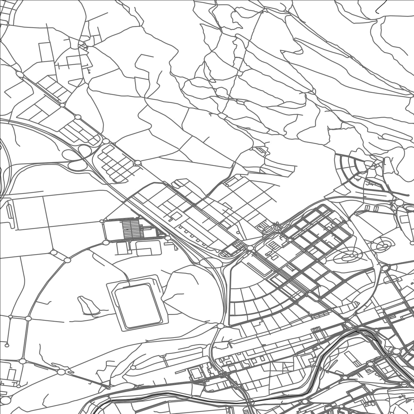 ROAD MAP OF BERRIOZAR, SPAIN BY MAPAKES