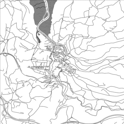 ROAD MAP OF BETANZOS, SPAIN BY MAPAKES