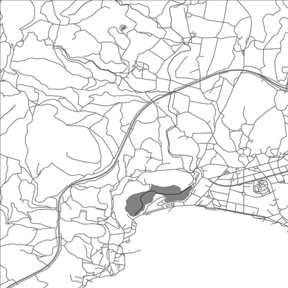 ROAD MAP OF BOIRO, SPAIN BY MAPAKES