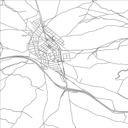 ROAD MAP OF BRUNETE, SPAIN BY MAPAKES