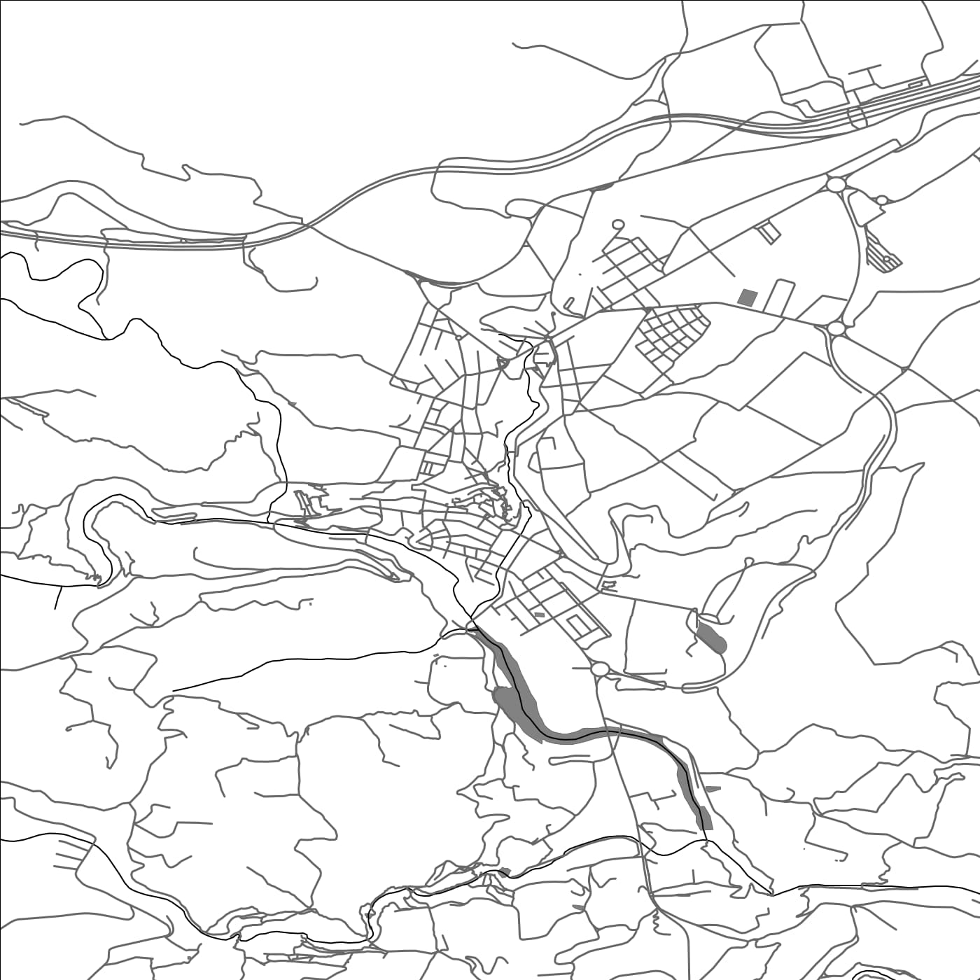 ROAD MAP OF BUNOL, SPAIN BY MAPAKES