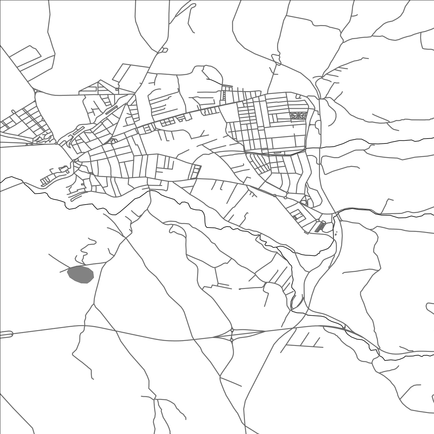 ROAD MAP OF CABRA, SPAIN BY MAPAKES