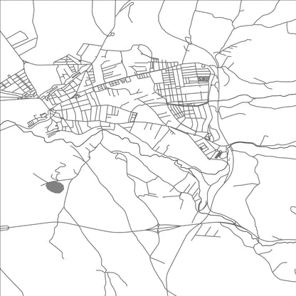 ROAD MAP OF CABRA, SPAIN BY MAPAKES