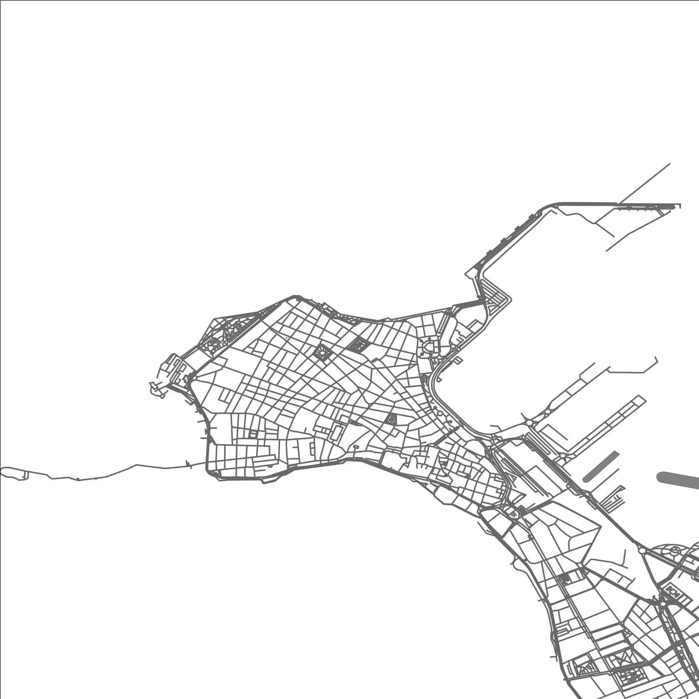 ROAD MAP OF CADIZ, SPAIN BY MAPAKES